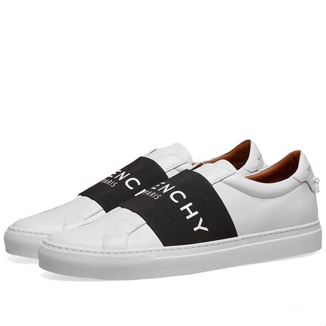 givenchy urban street elasticated-strap leather sneakers|Givenchy sneakers.